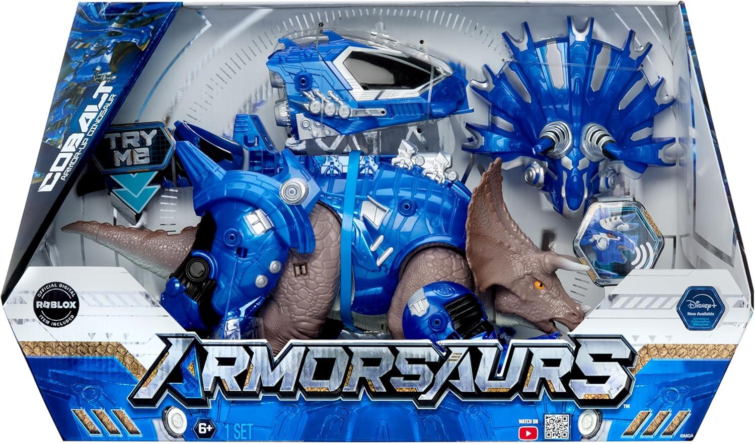 Armosaurs Armor-Up Dinosaur Triceratops - Cobalt