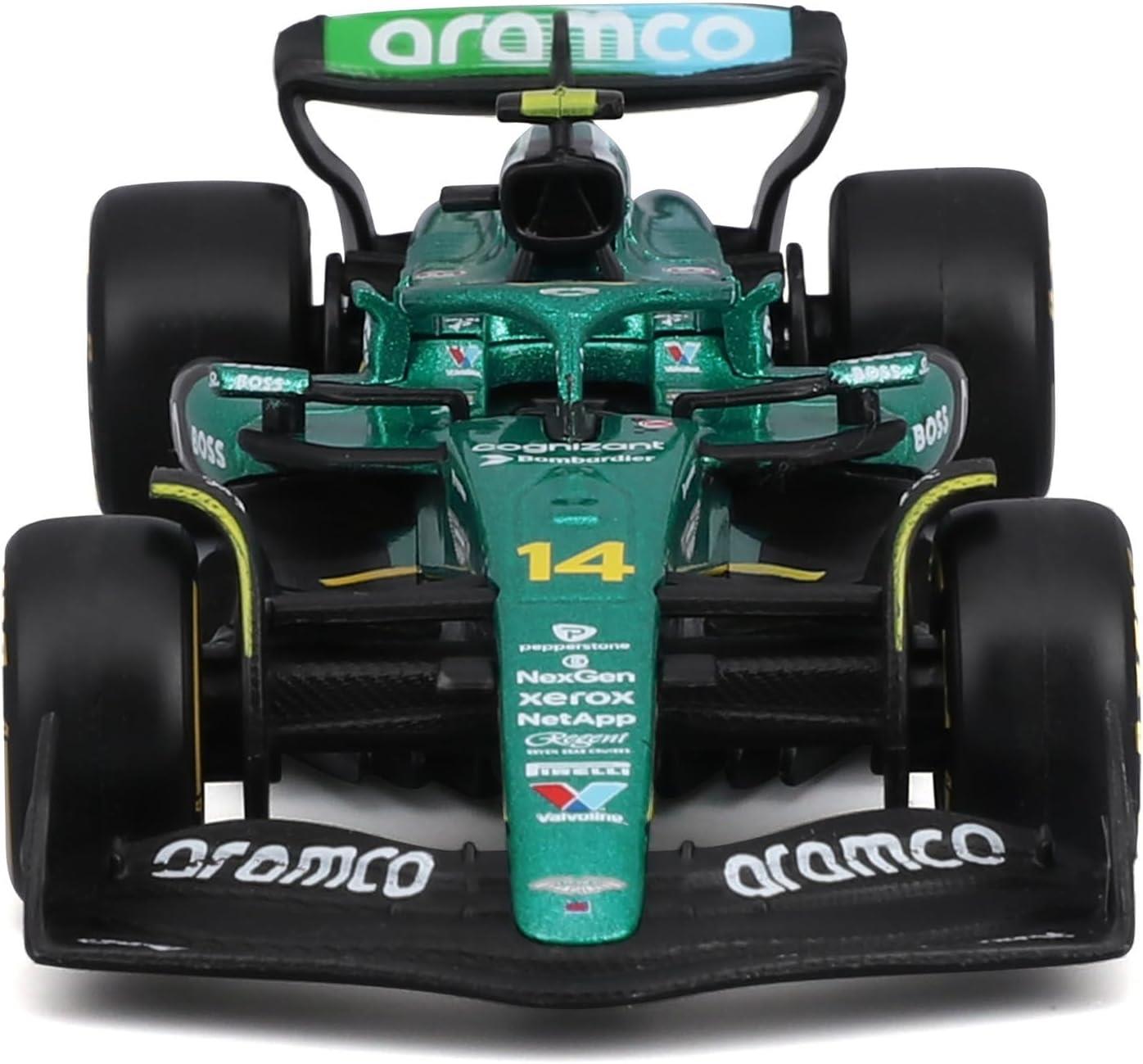 F1 1:43 Die-Cast Scale Race Car - Aston Martin AMR25  Aramco