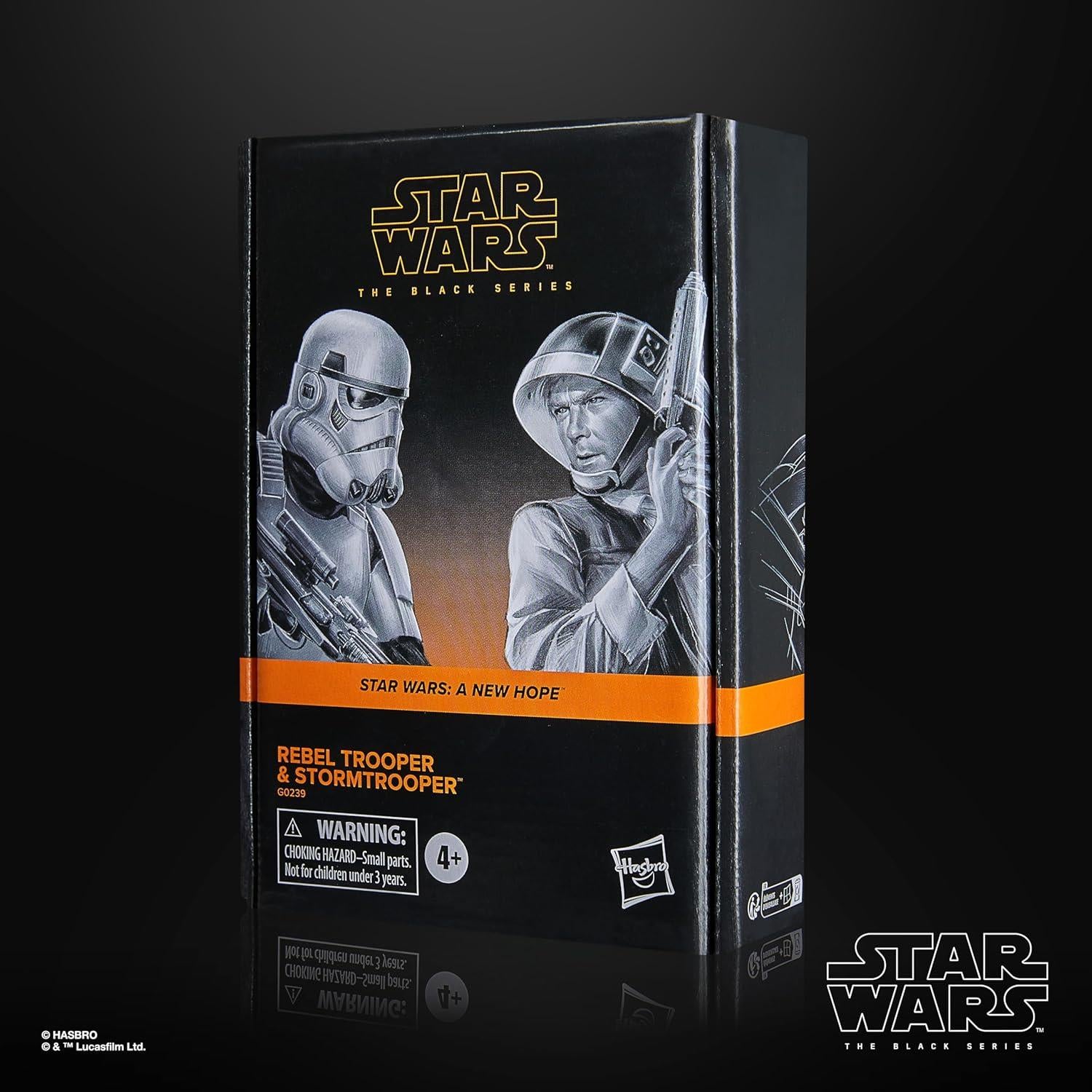 Star Wars Episode IV A New Hope The Black Series Set - Rebel Trooper & Stormtrooper