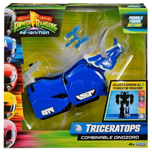 Mighty Morphine Power Rangers Triceratops Dinozord