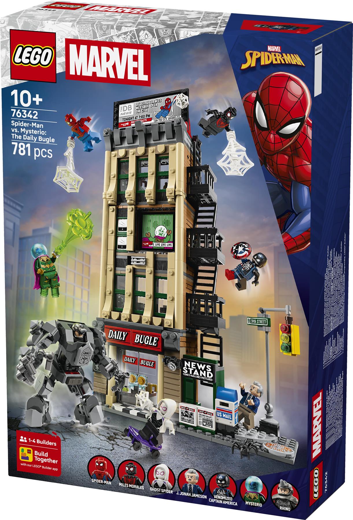 LEGO Marvel Super Heroes Spider-Man vs. Mysterio: The Daily Bugle 76342
