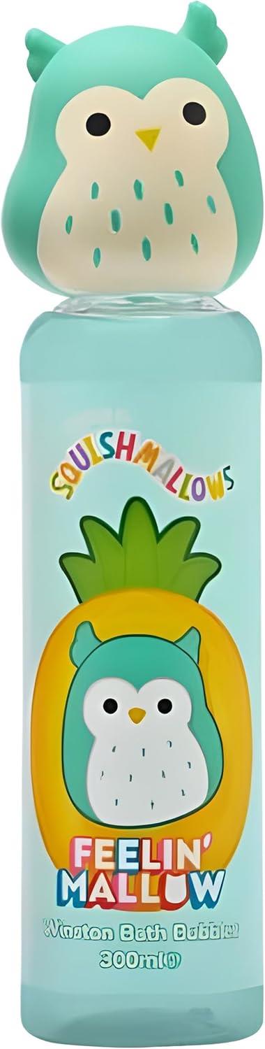 Squishmallows 300ml Bath Bubbles with Topper Gift