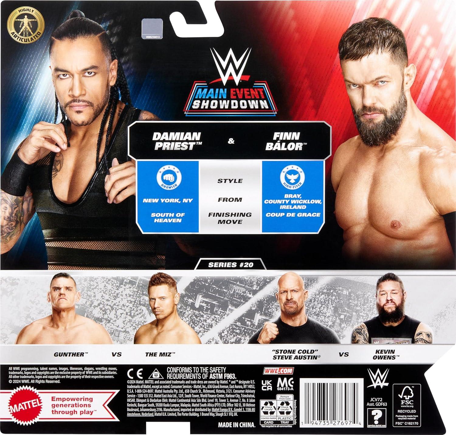 WWE Championship Showdown 2 Pack - Damien Priest vs Fin Balor