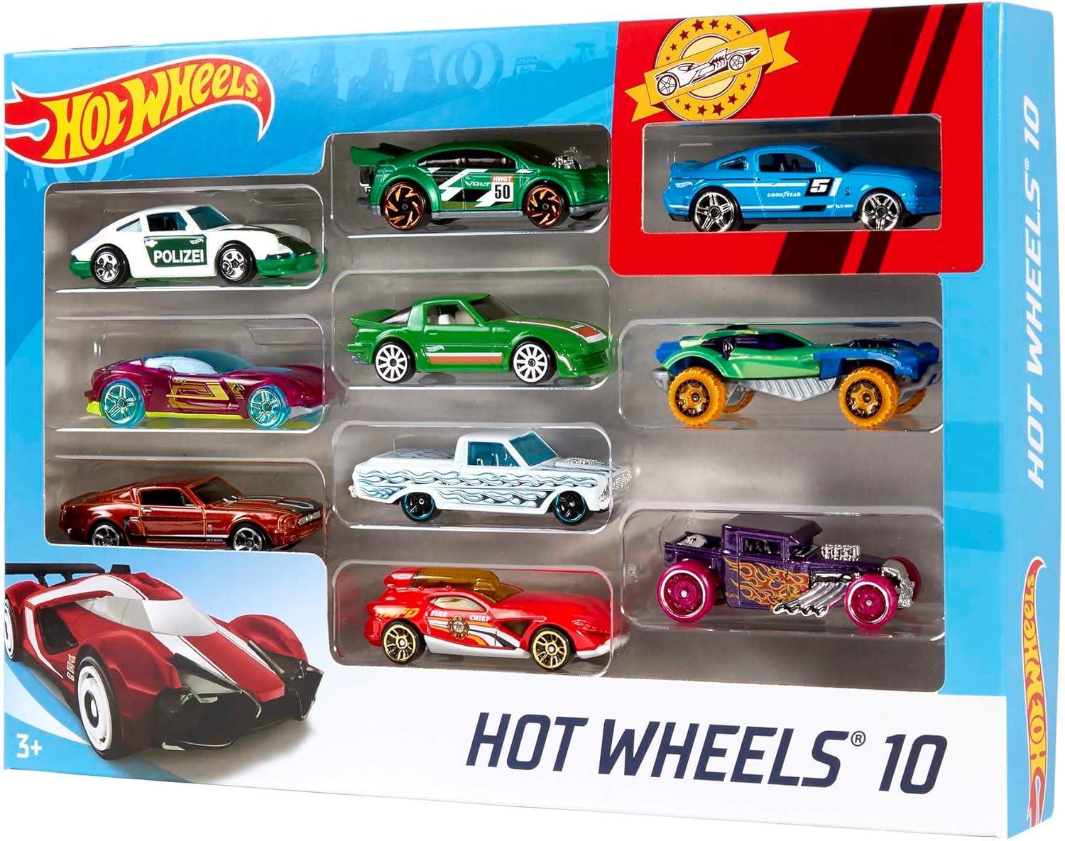 Hot Wheels 10 Pack Die-Cast Car Assortment