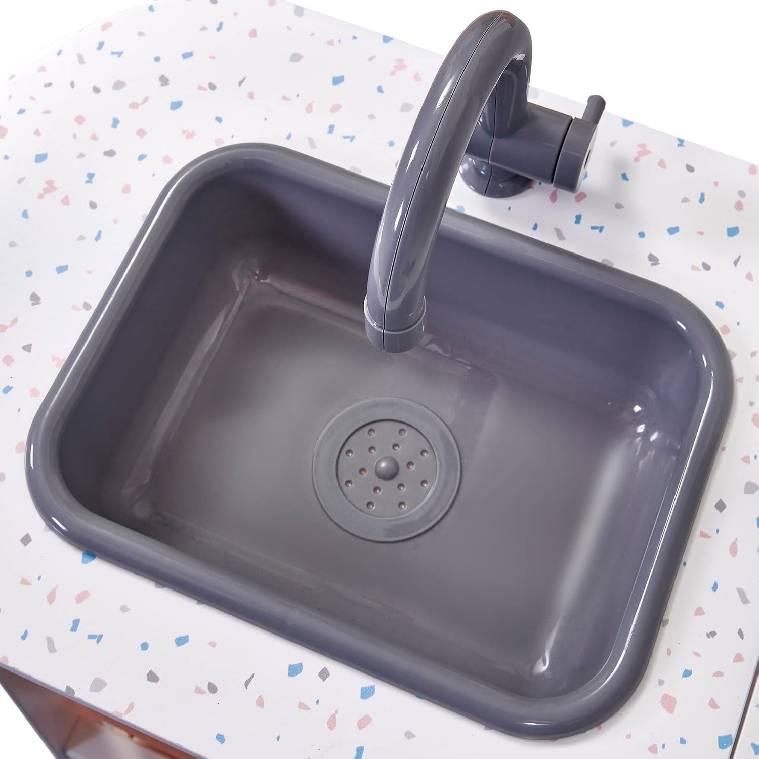 Plum Penne Pantry Wooden Corner Kitchen with Fridge – Berry Blue