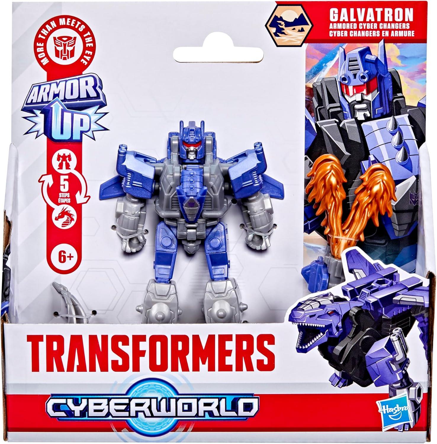 Transformers  CYBERWORLD Armored Cyber Changers Assorted