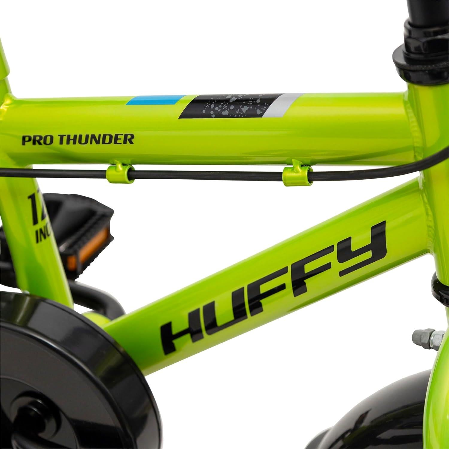 Huffy Pro 12 Inch Thunder Bike - Acid Green