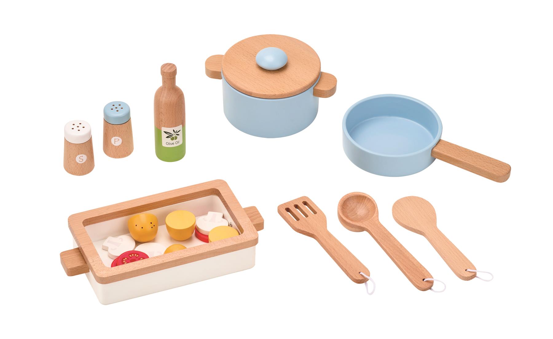 Lelin Wooden Cooking Set