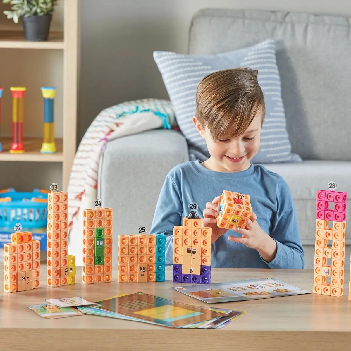 Learning Resources Numberblocks MathLink Cubes  21-30 Activity Set