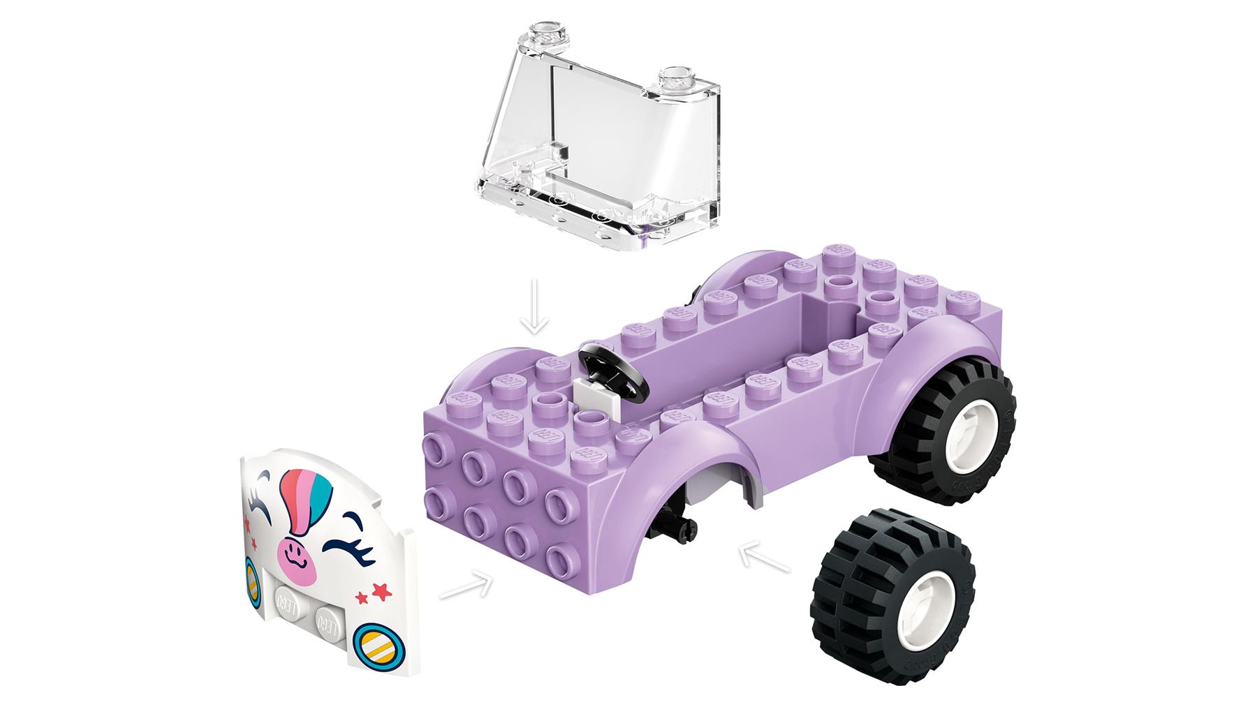 LEGO Friends Unicorn Cake Delivery Car Toy 42675
