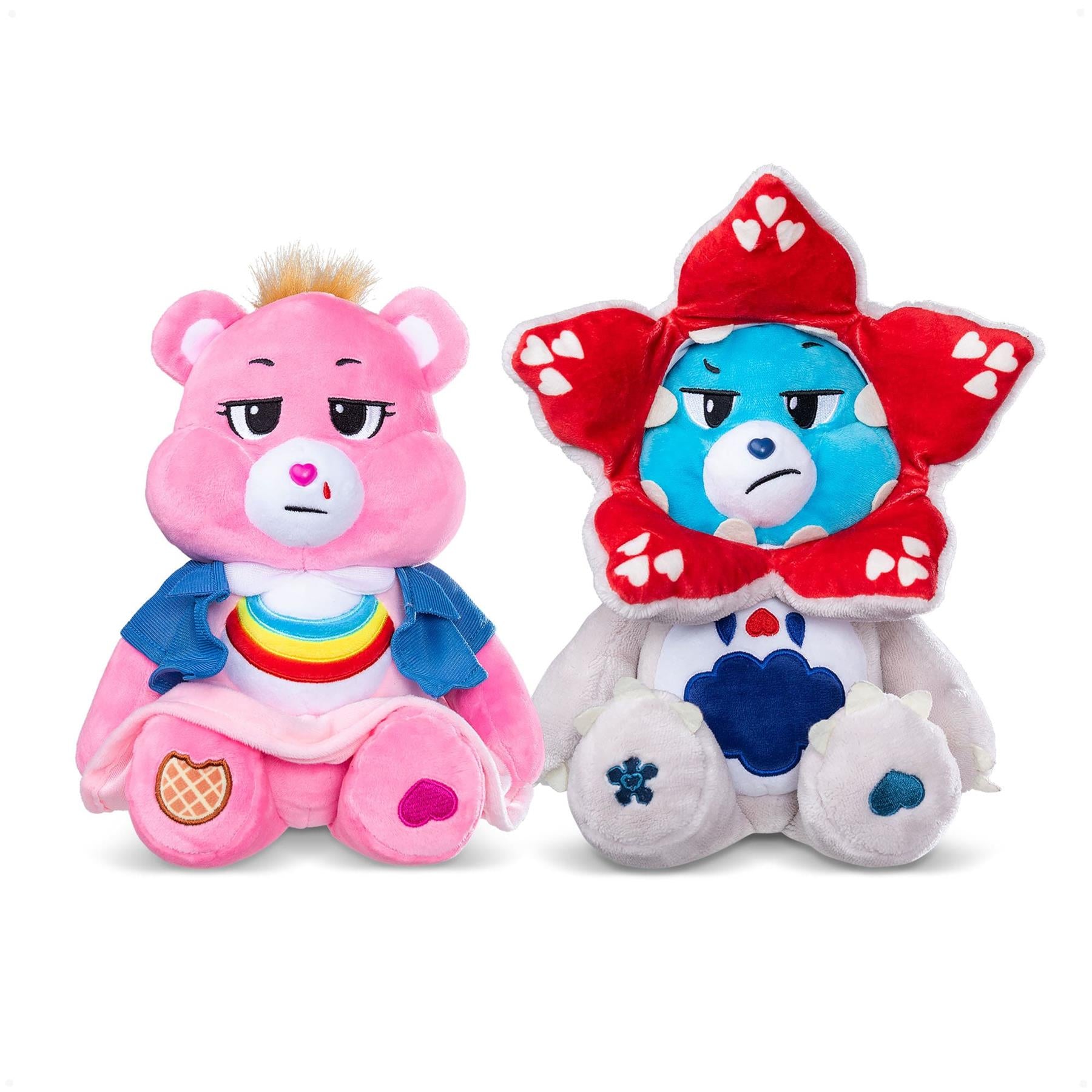 Care Bears- Stranger Things Plush 2-Pack Cheer as Eleven & Grumpy as Demogorgon