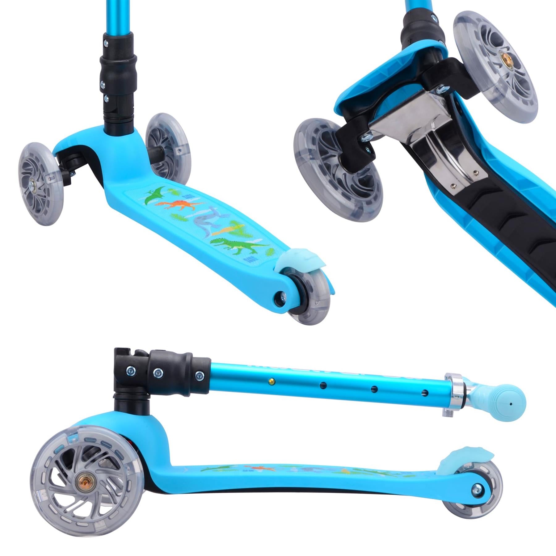 Boldcube Teeny Fold 3 Wheel Scooter - Dinosaur