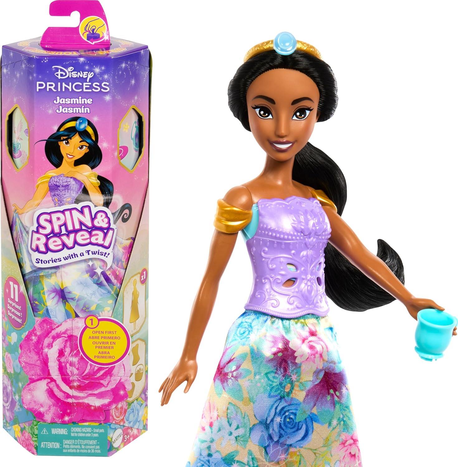 Disney Princess Spin & Reveal Doll - Jasmin