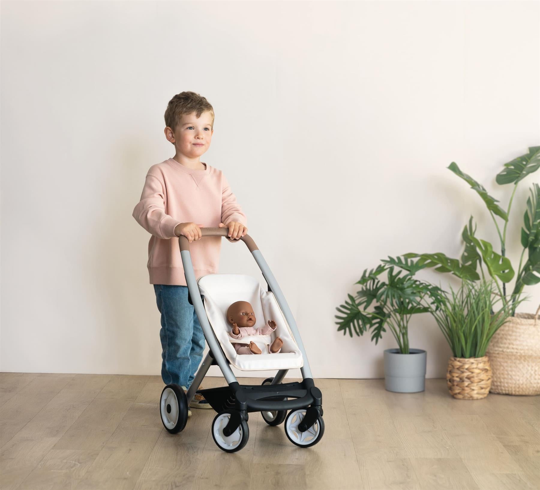 Smoby Maxi-Cosi 3 in 1 Pushchair and Pram Beige