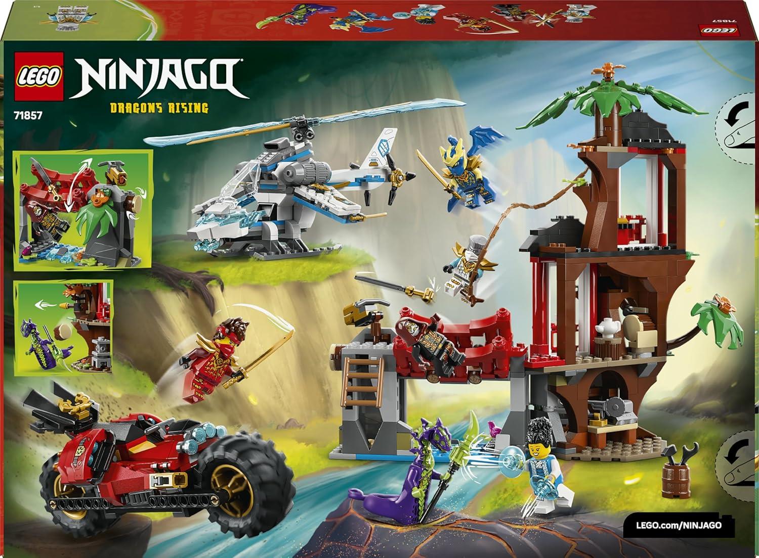 LEGO Ninjago Dragons Rising Ninja Vehicle Tree House Battle 71857