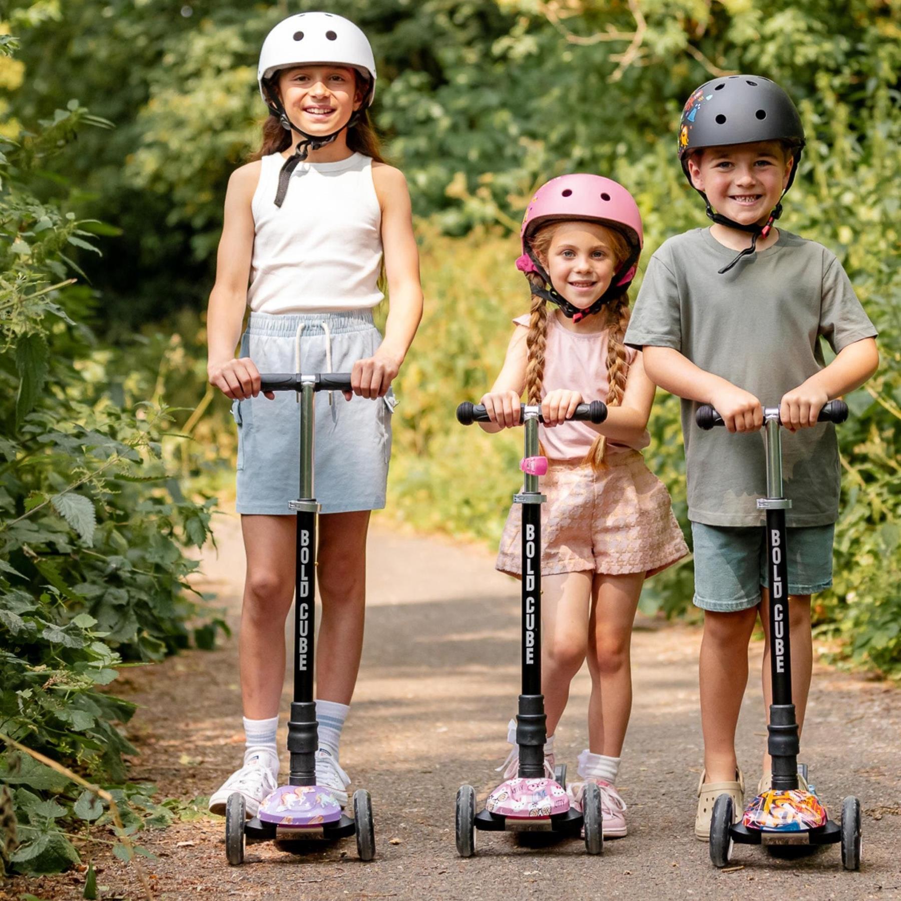 Boldcube Big 3 Wheel Scooter - Kitty Love