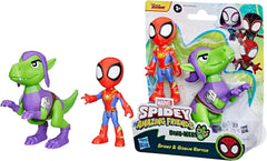 Spidey and His Amazing Friends Dino Webs Spidey and Goblin Raptor