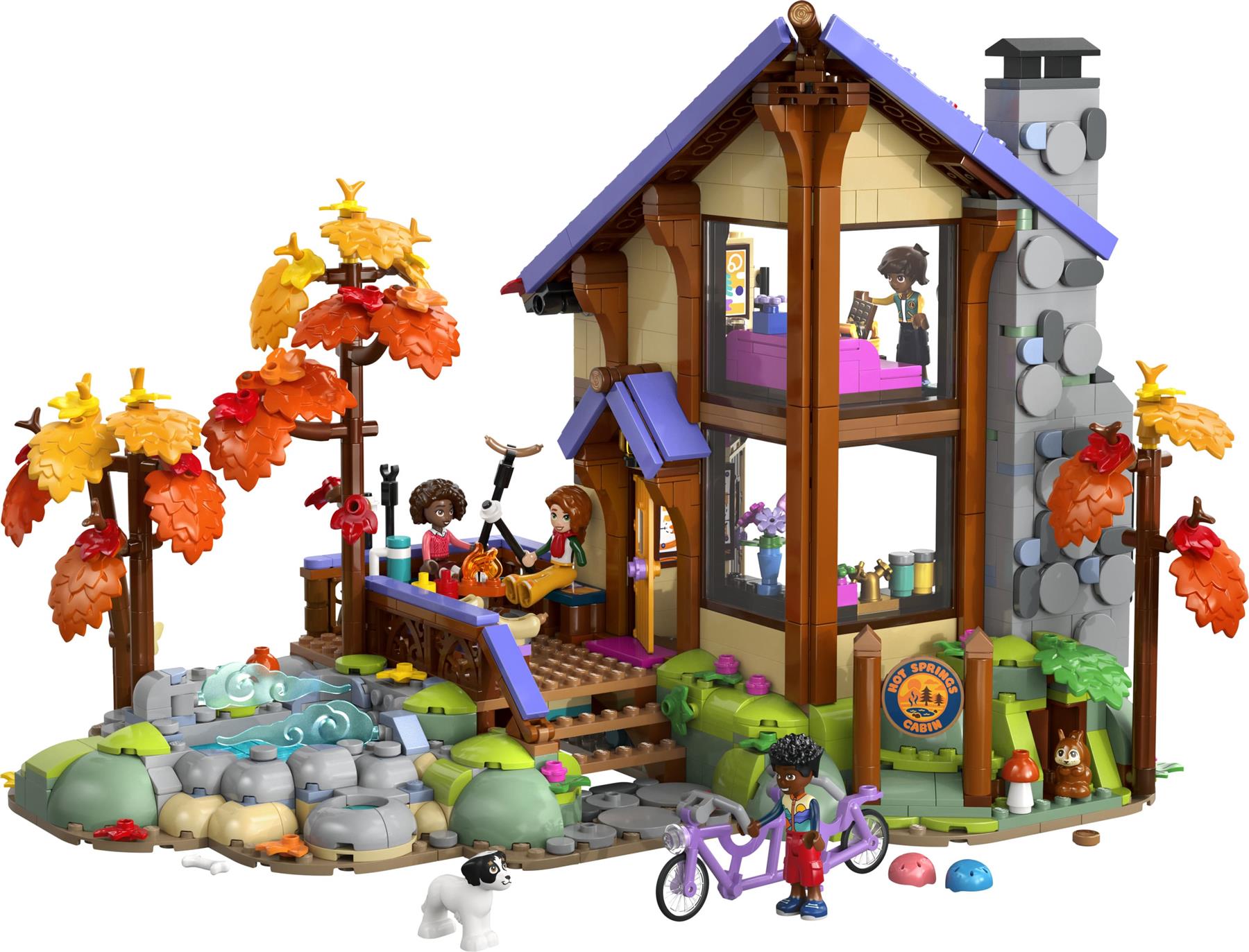 LEGO Friends Cozy Fall Forest Cabin 42705