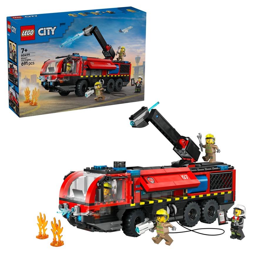 LEGO City Airport Fire Engine Truck Toy 60499