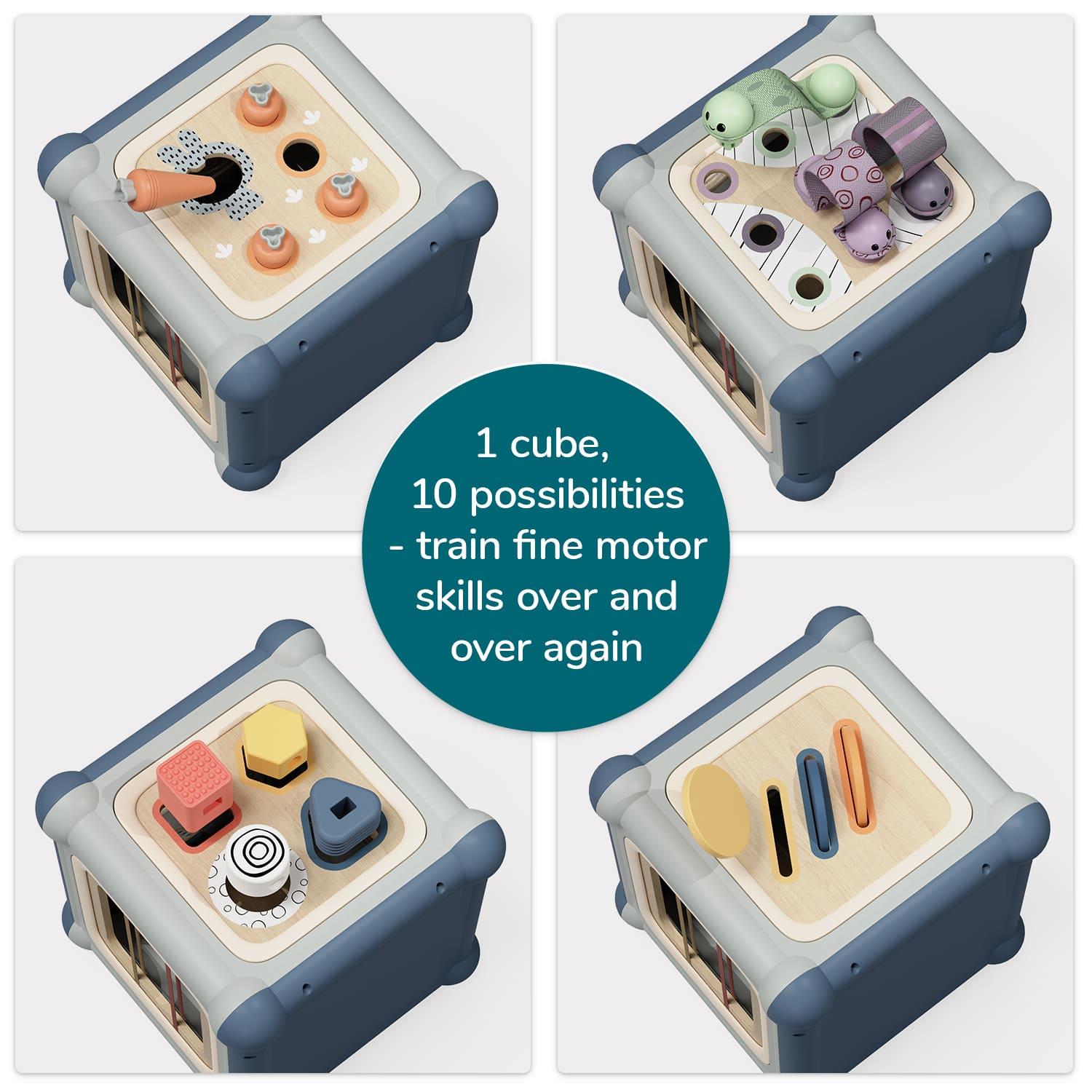 Topbright Wooden Master 10in1 Activity Cube