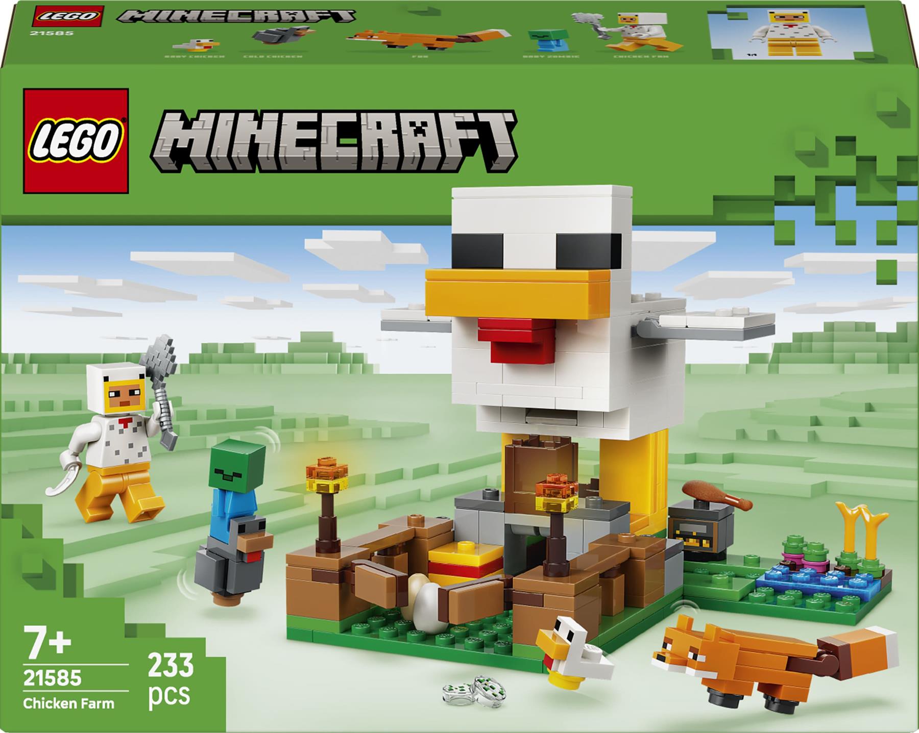 LEGO Minecraft Chicken Farm 21585
