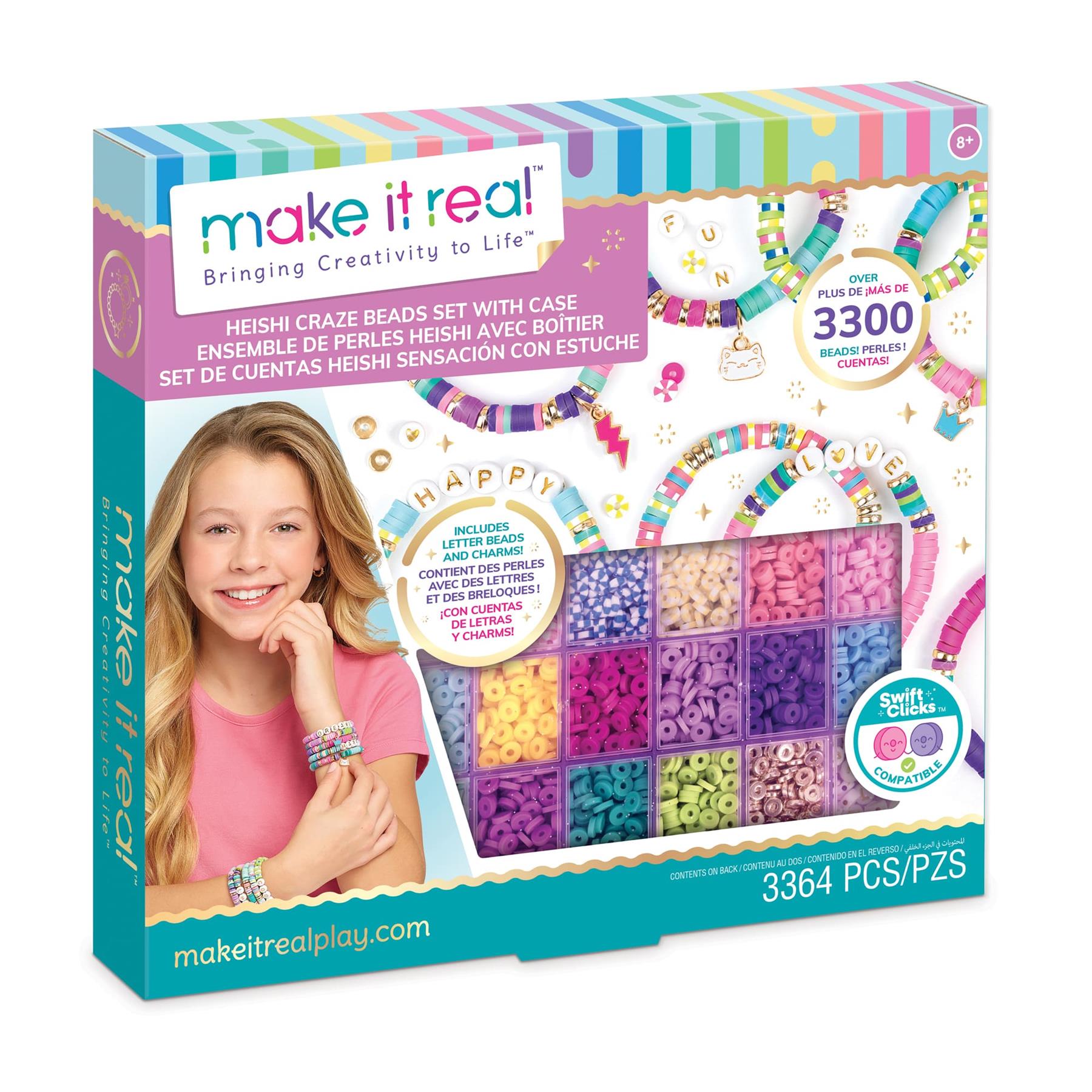 Make It Real Heishi Craze Beads Set with Case