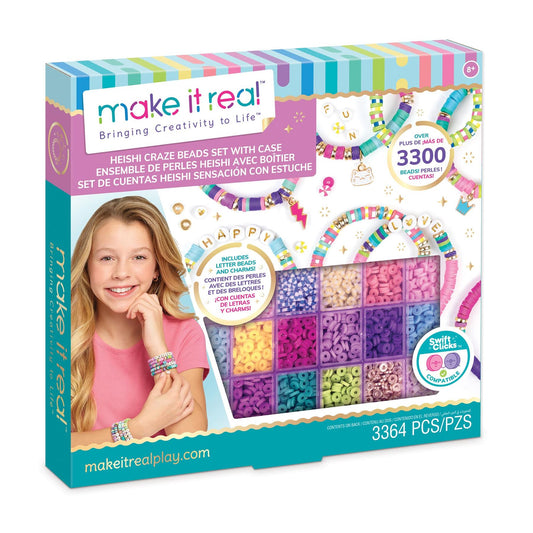 Make It Real Heishi Craze Beads Set with Case