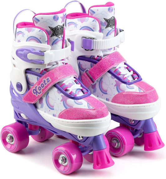 Xootz Semi Soft Jet Roller Skates 9C-12C - Pink