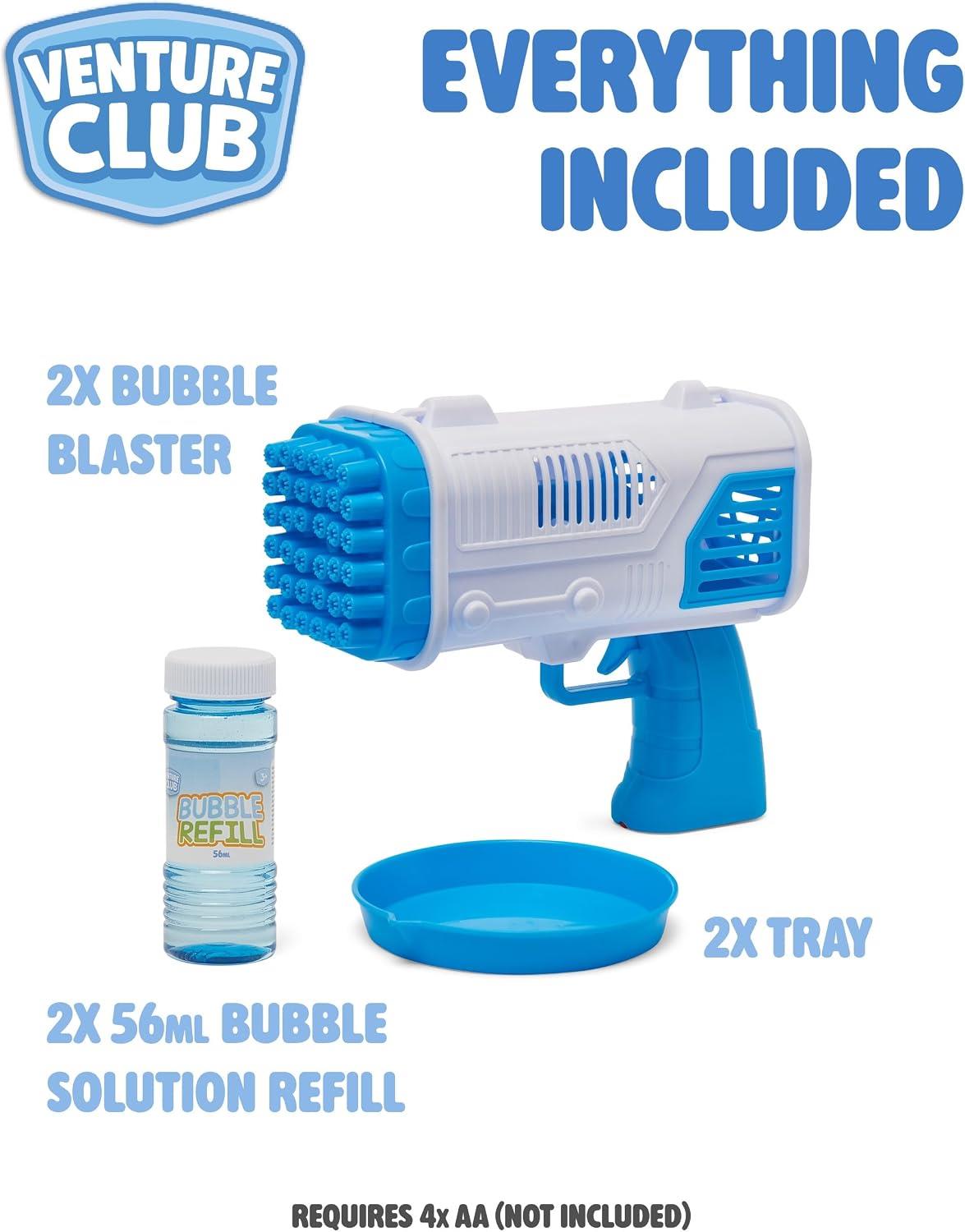 Venture Club Bubble Blaster - 2 Pack - Blue