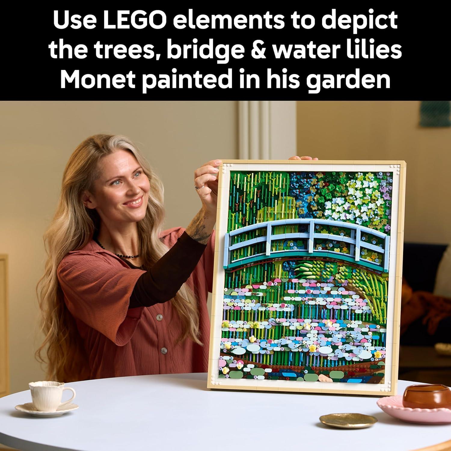 LEGO Art Claude Monet – Bridge over a Pond of Water Lilies 31220