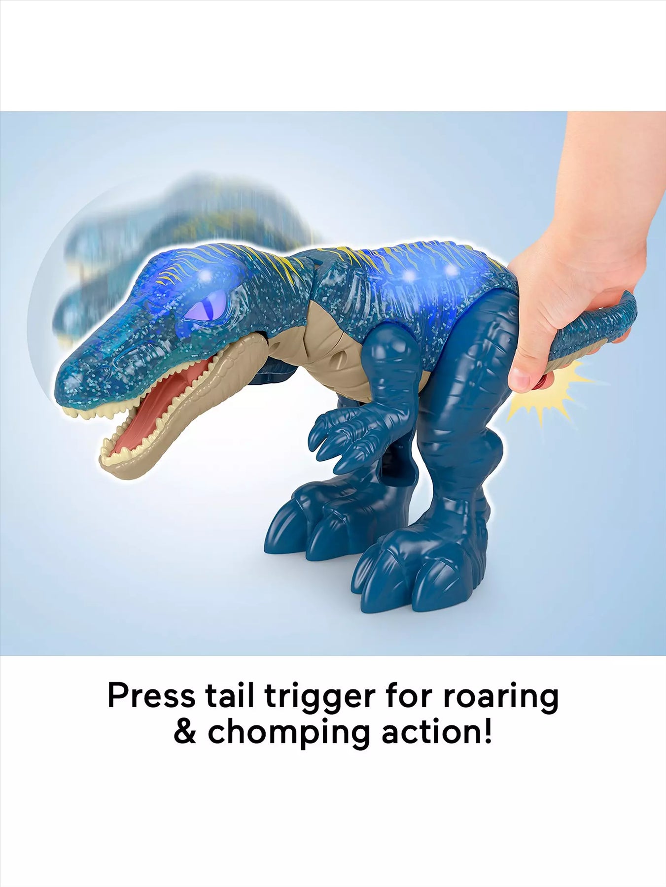 Fisher Price Imaginext Jurassic World Growl & Glow Baryonyx