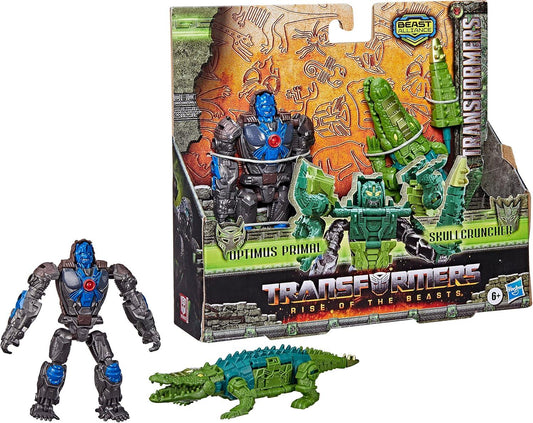 Transformers: Rise of the Beasts Beast Alliance 2-Pack Optimus Prime - Skull Cruncher
