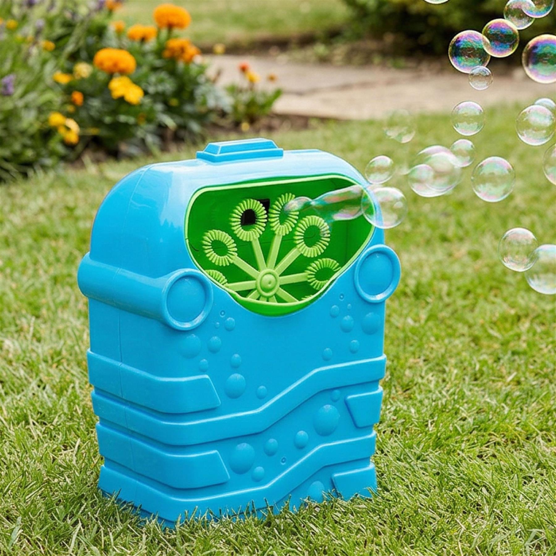 Venture Club Bubble Machine with 32OZ Bubbles - Blue