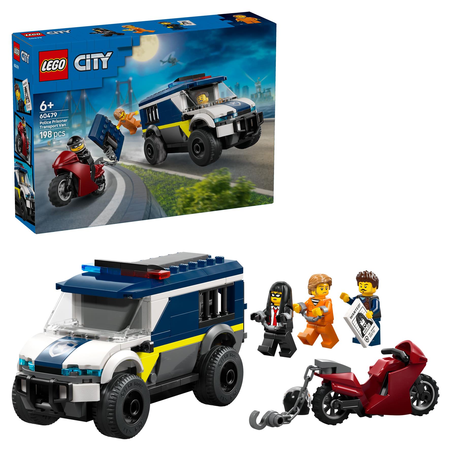 LEGO City Police Prisoner Transport Van Toy 60479