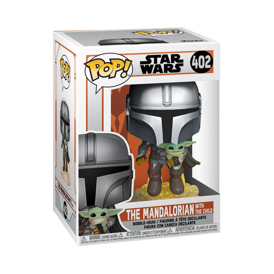 Funko POP! Star Wars: The Mandalorian Flying with Jet Pack - Mando