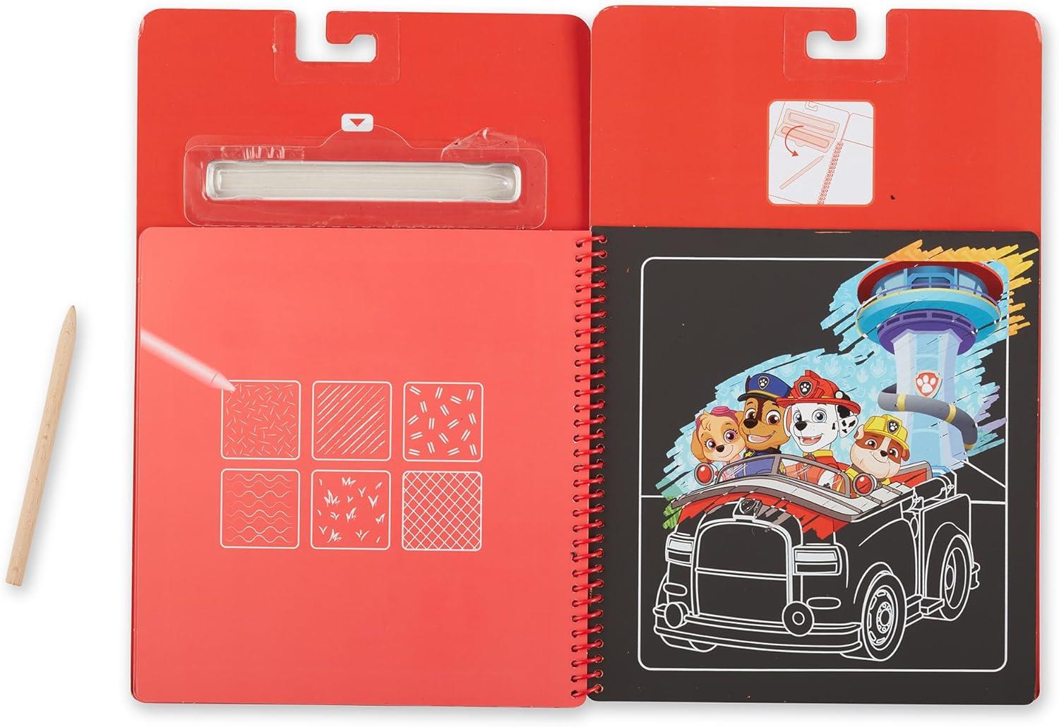 Melissa and Doug Paw Patrol Scratch Art Pad Marshall