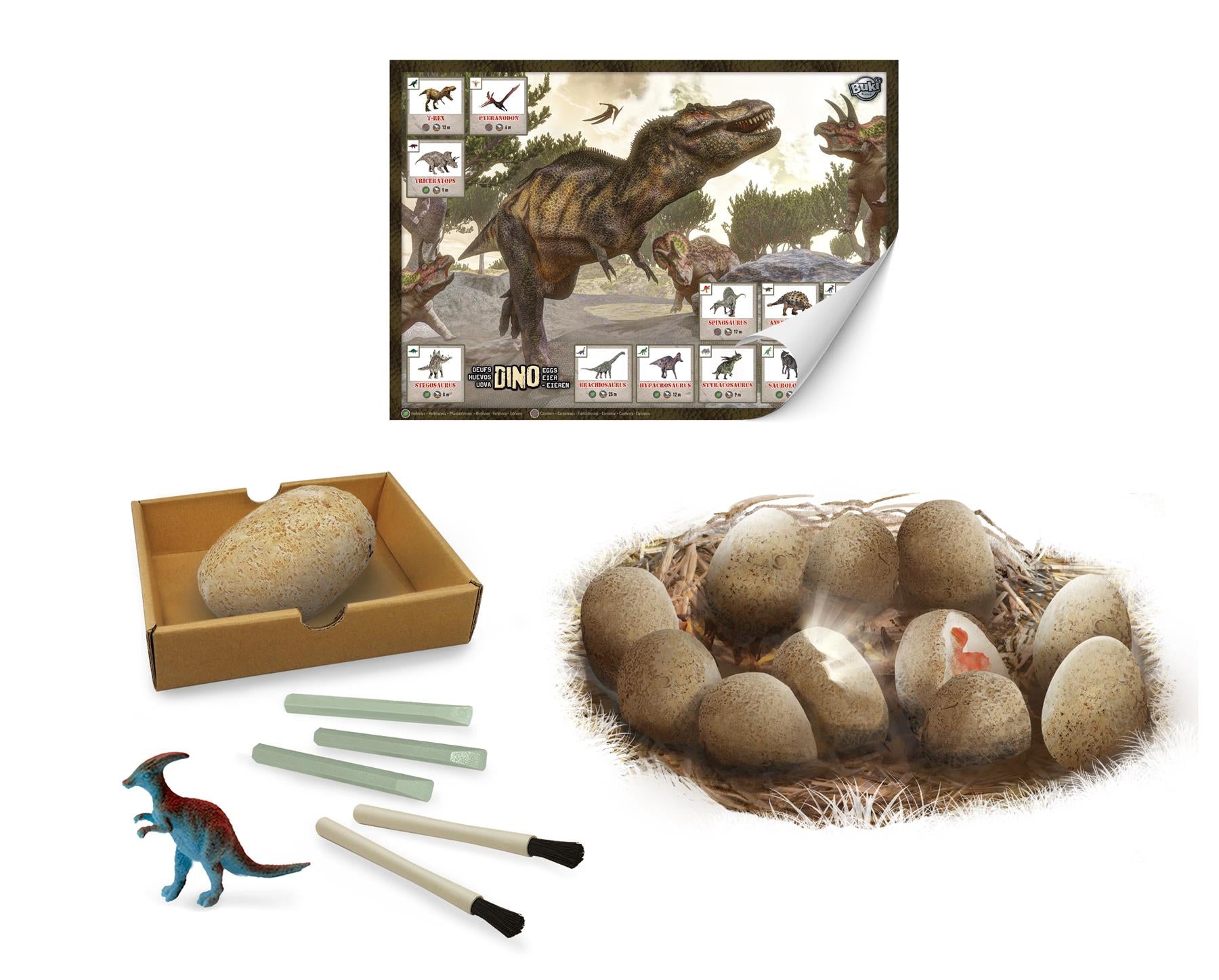 Buki France Dino Egg Maxi Pack