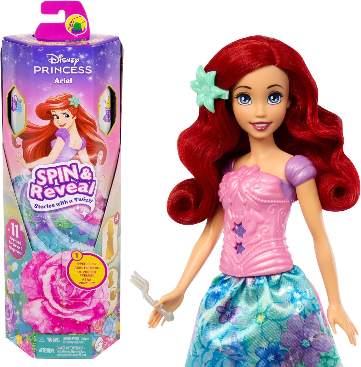 Disney Princess Spin & Reveal Doll - Ariel
