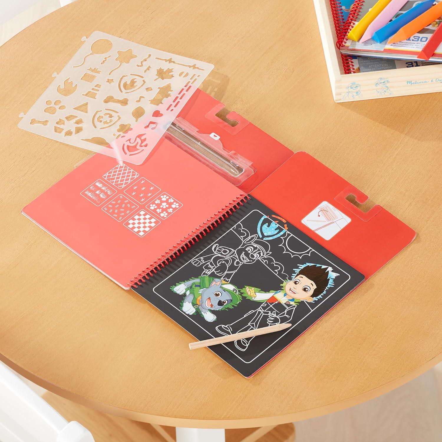 Melissa and Doug Paw Patrol Scratch Art Pad Marshall