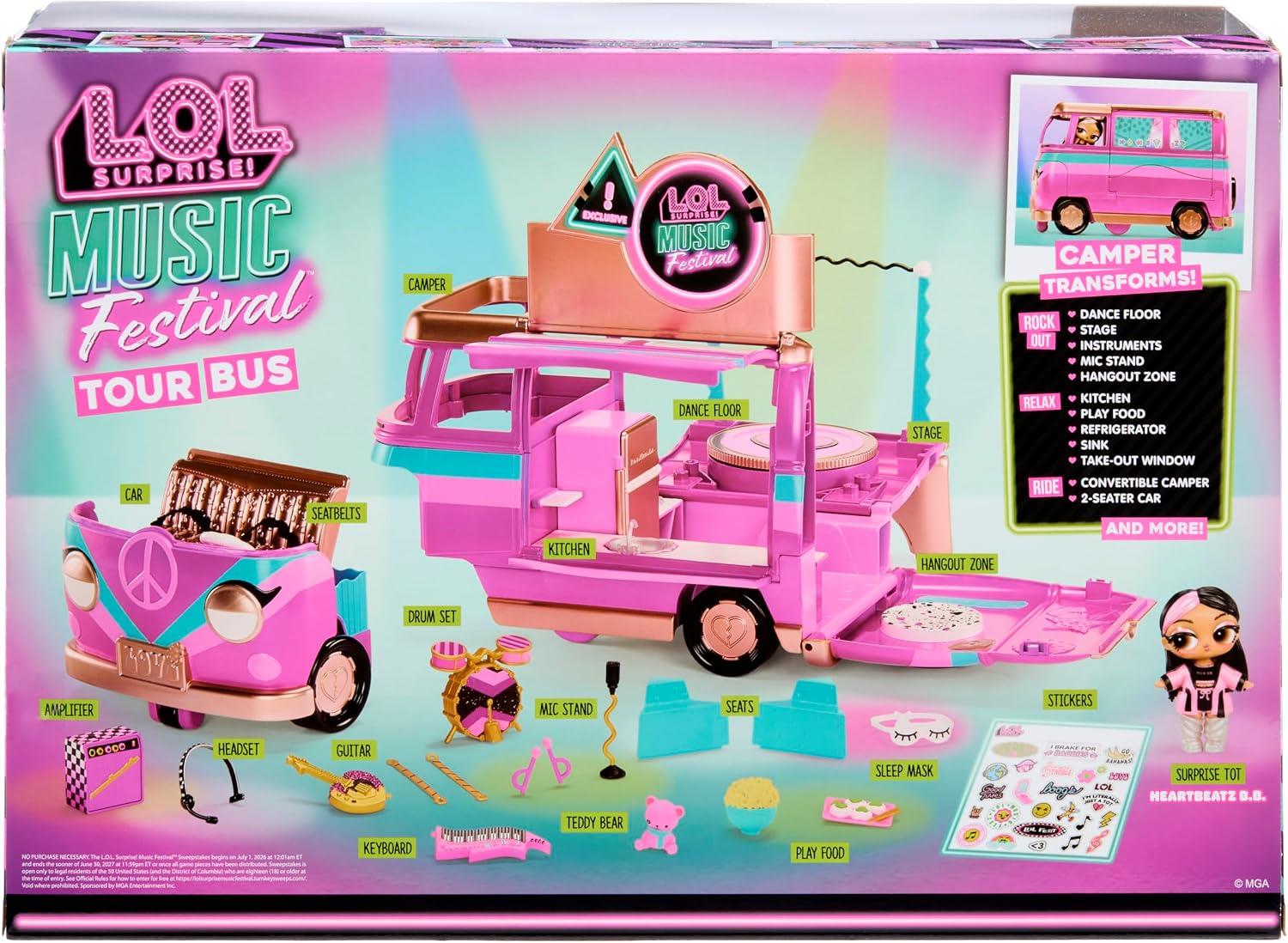 L.O.L. Surprise Music Festival Tour Bus