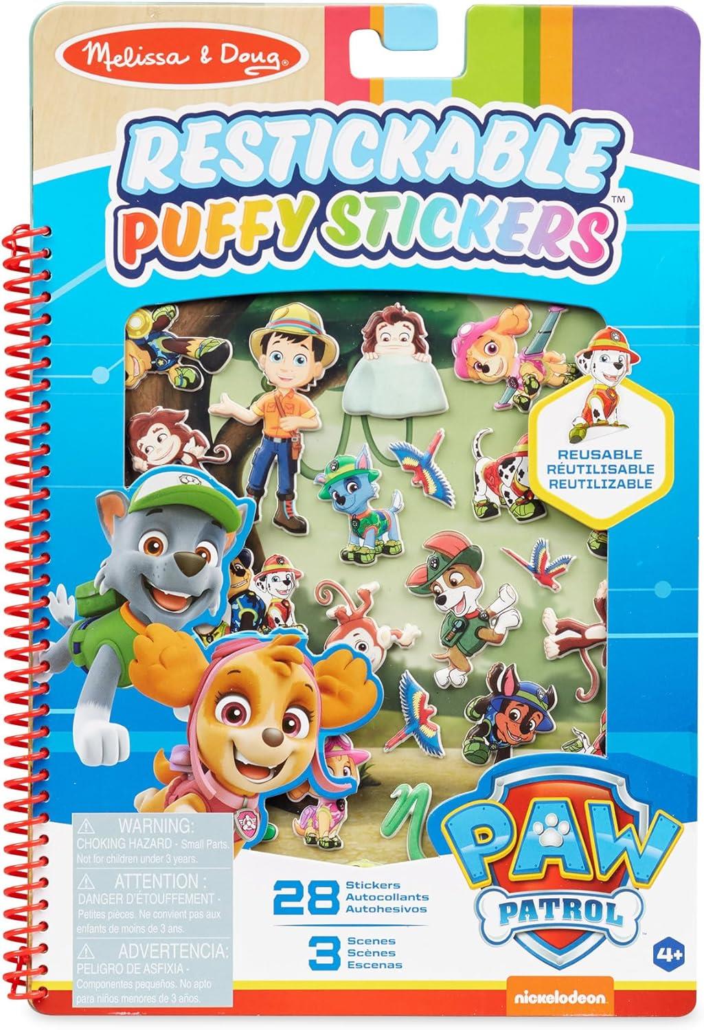 Melissa and Doug PAW Patrol Restickable Puffy Stickers - Jungle