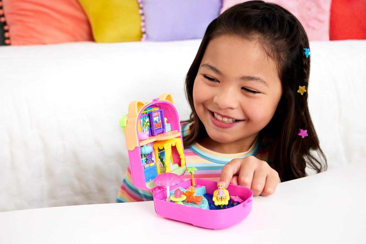 Polly Pocket Kitty Popsicle Resort Compact Playset