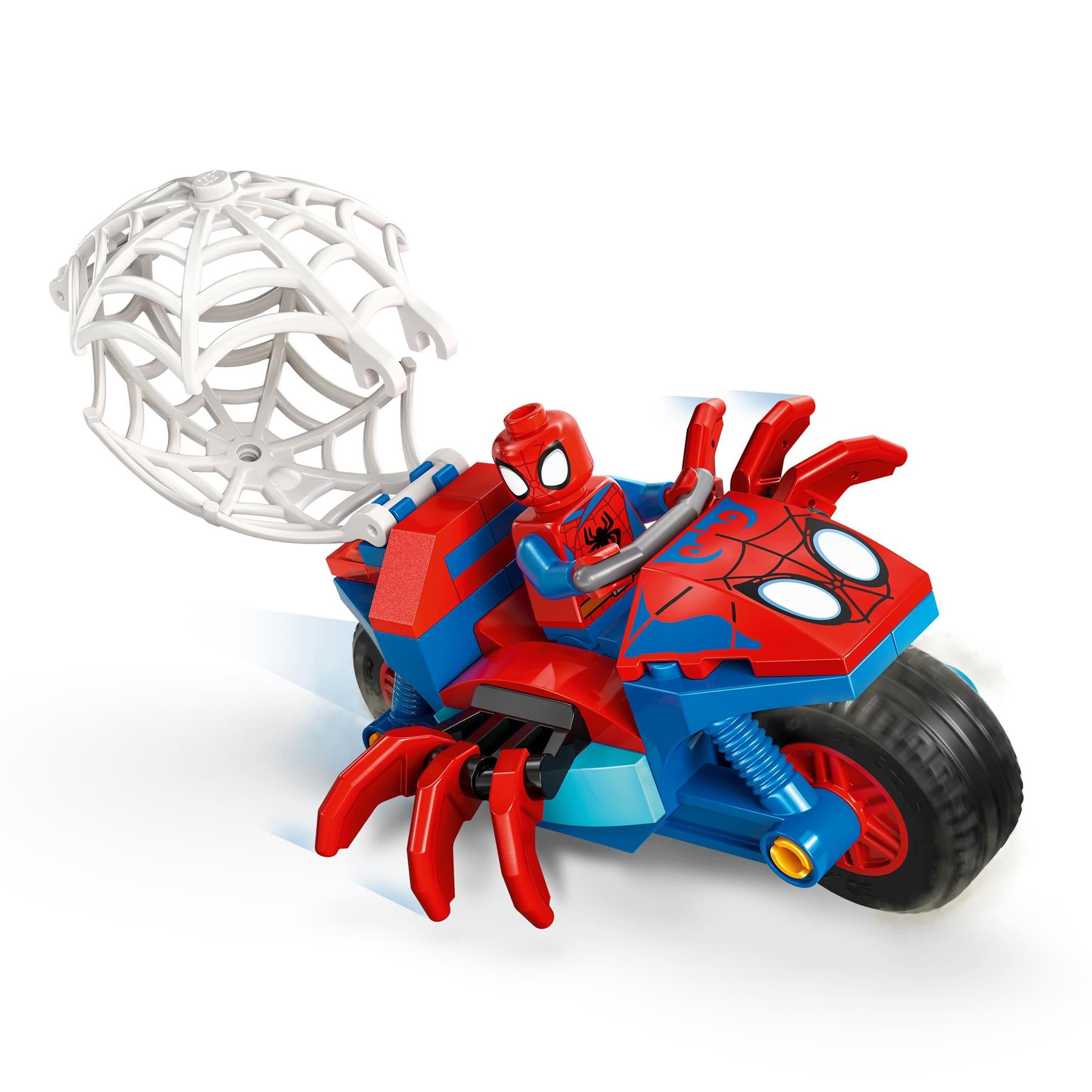 LEGO Spidey on his Motorcycle vs. Rhino 11206