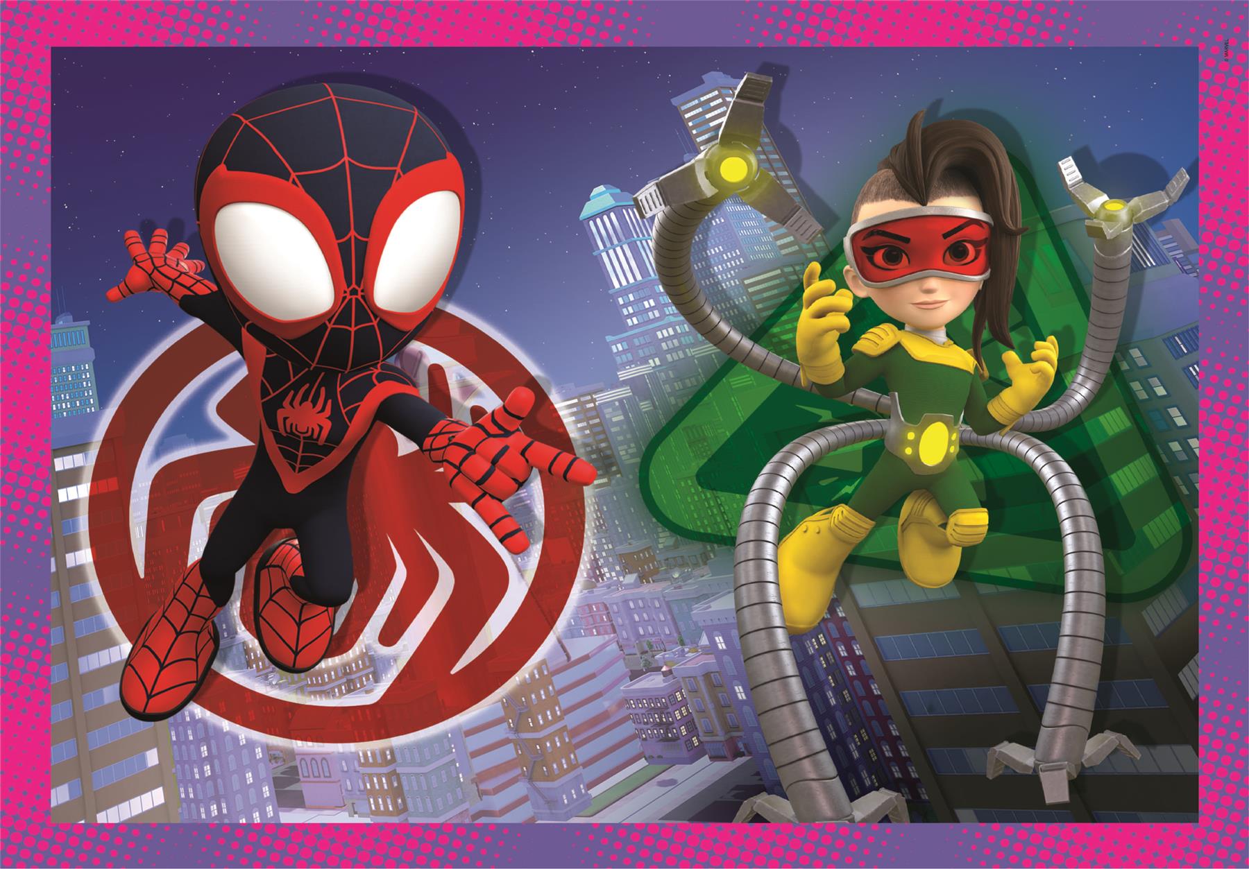 Marvel Spidey And His Amazing Friends 4in1 puzzle