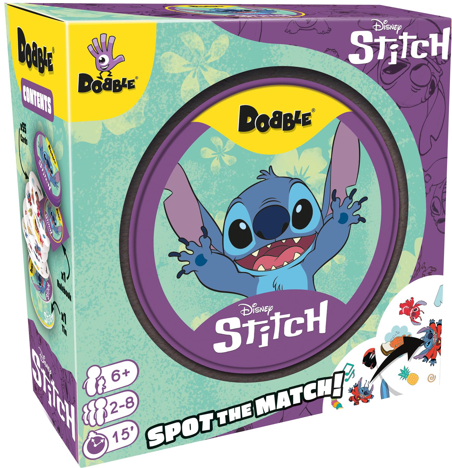 Disney Stitch Dobble Spot The Match Card Game
