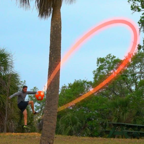 Stay Active Kickerball Football - Orange