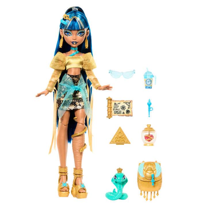 Monster High Cleo De Nile Fashion Doll with Pet Cobra Hissette
