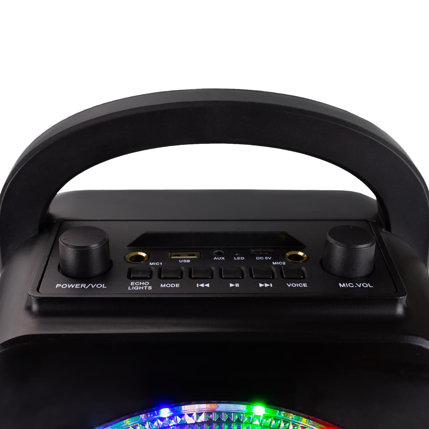 PDT RockJam Party Speaker with Two Wireless Microphones
