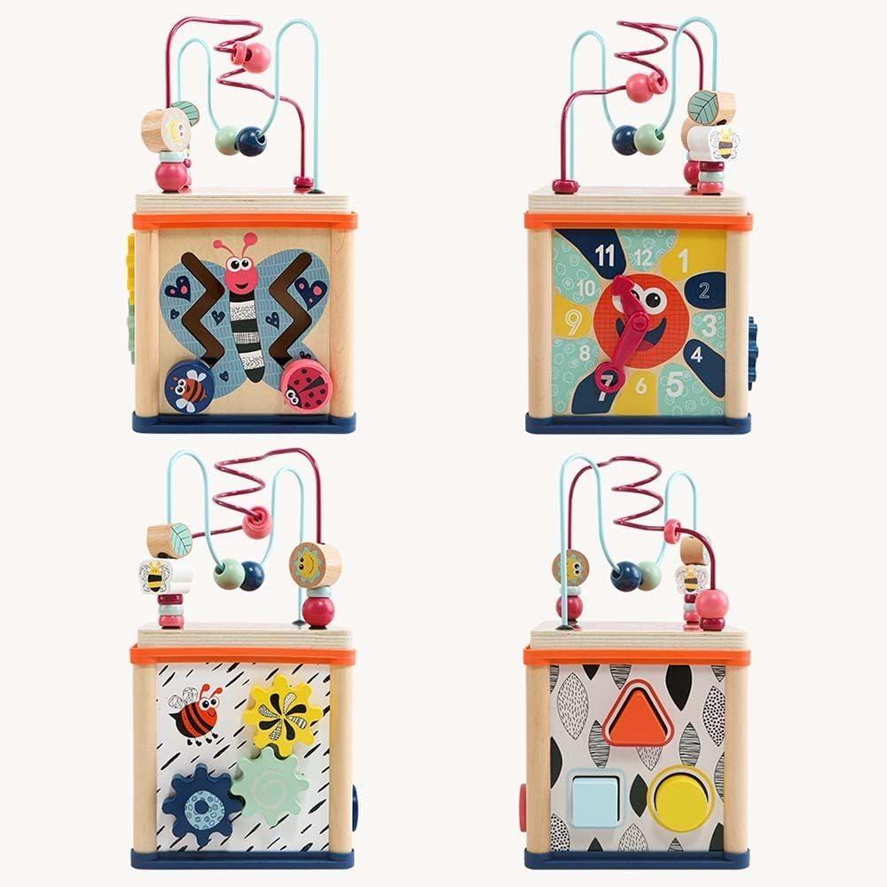 Topbright Wooden Activity Cube