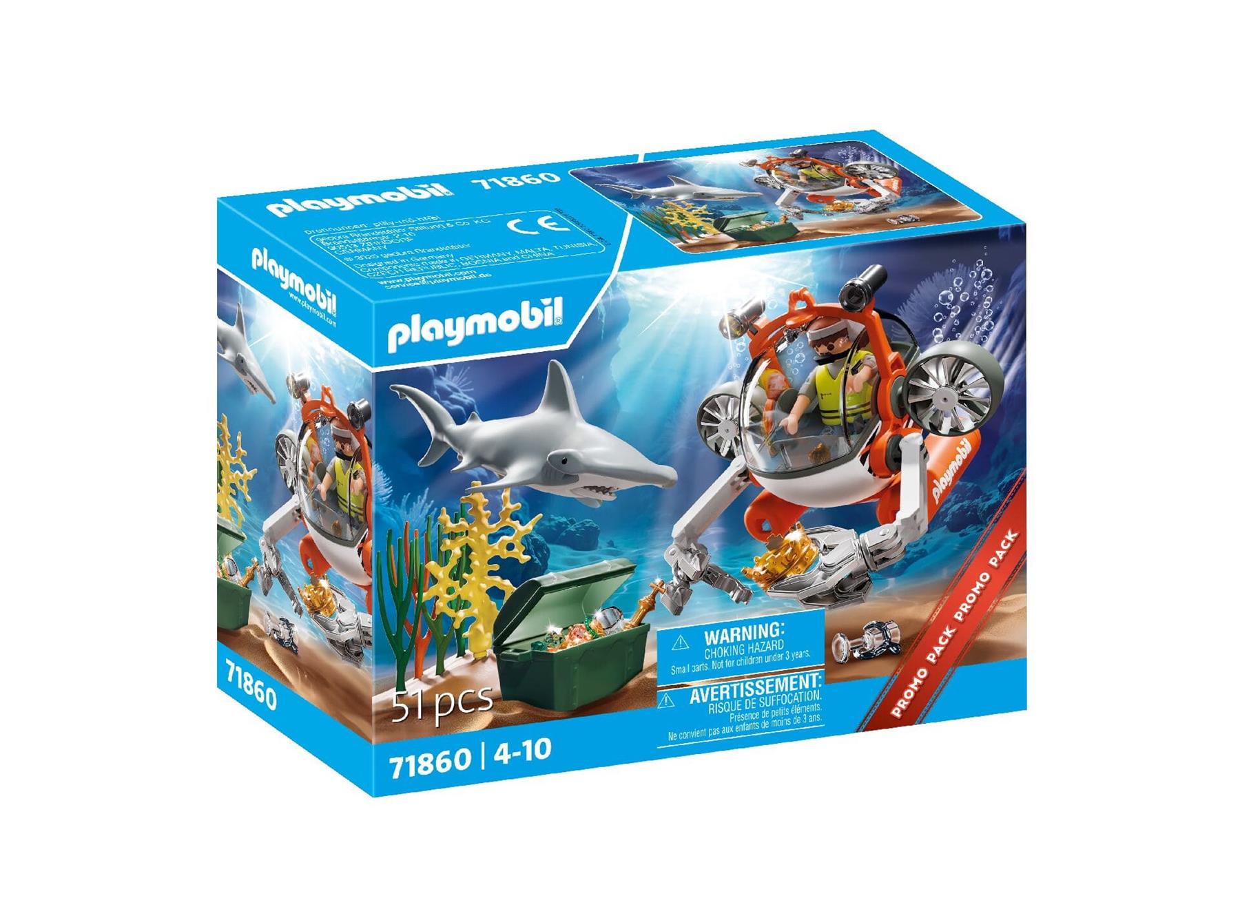 Playmobil 71860 Treasure Hunt with Submarine